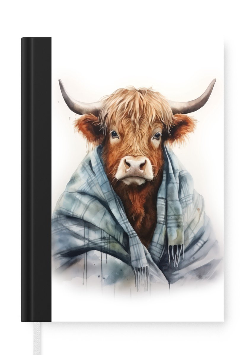 Schotse hooglander - Deken - Wit