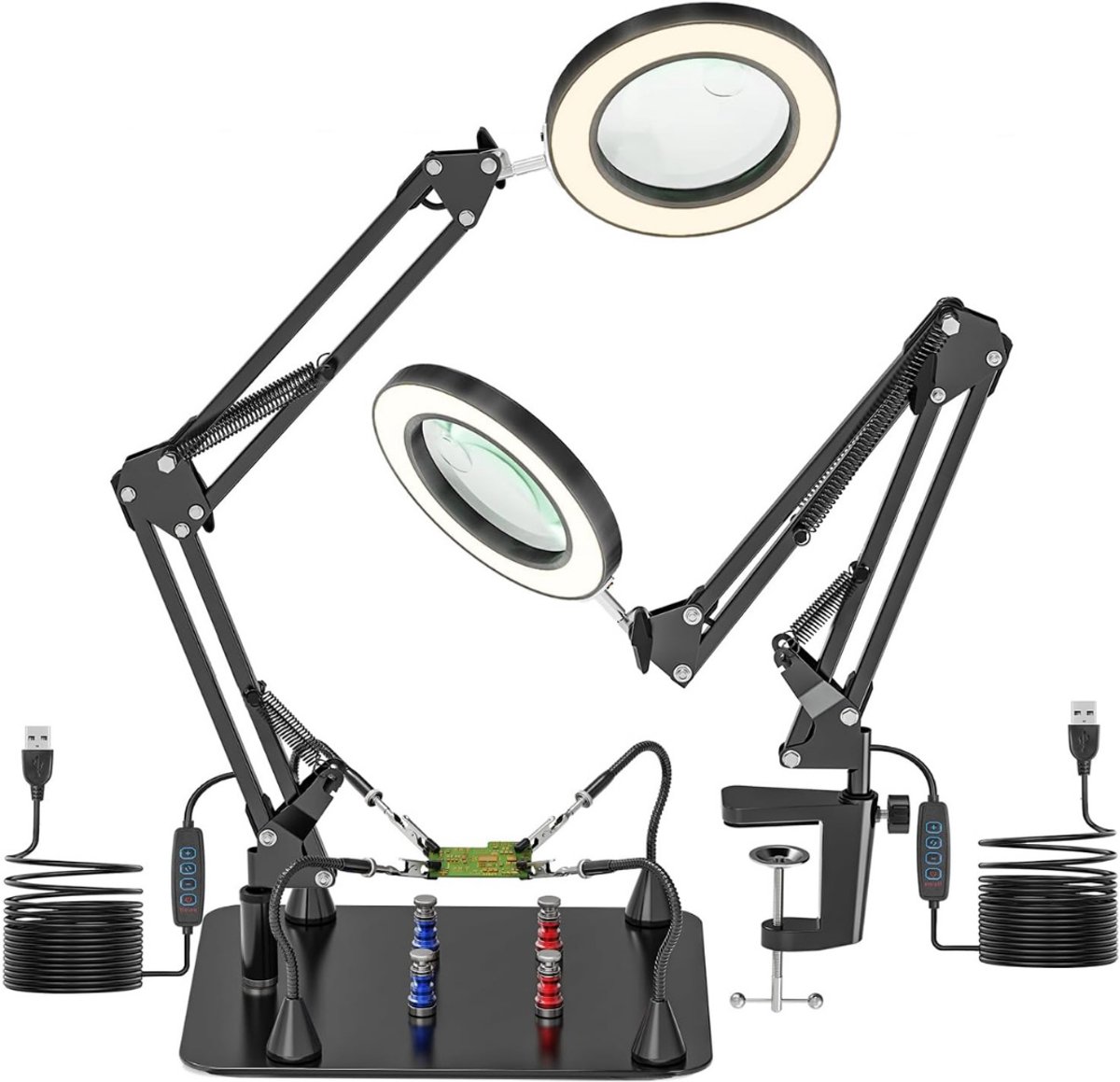 Loeplamp met Standaard - Lamp met Led Verlichting