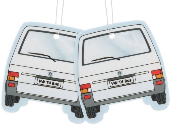 BRISA VW Collection Lot De 2 Désodorisants Arbre T4 Bus - Parfum Vanille Rouge