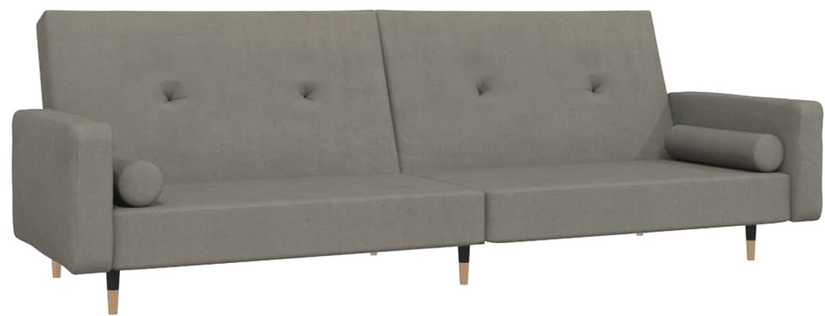 Slaapbank - Uitklapbaar - Slaapstoel - Logeerbed - Zetelbed - Slaapfauteuil - Vouwbed - 2 persoons - Zeer comfortabel - Lichtgrijs