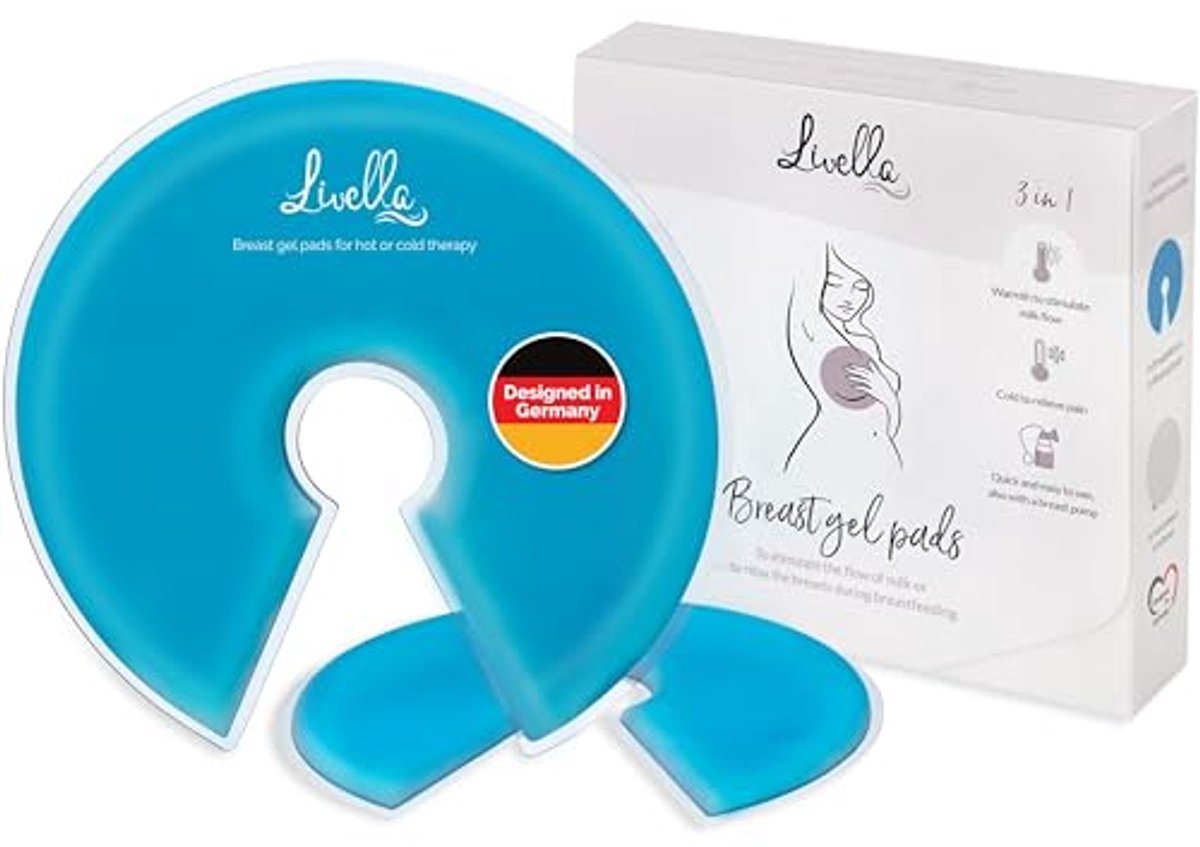 Image of 3-in-1 Borstkussen voor Borstvoeding - Koeling, Warmte en Melkstroom Stimulerend