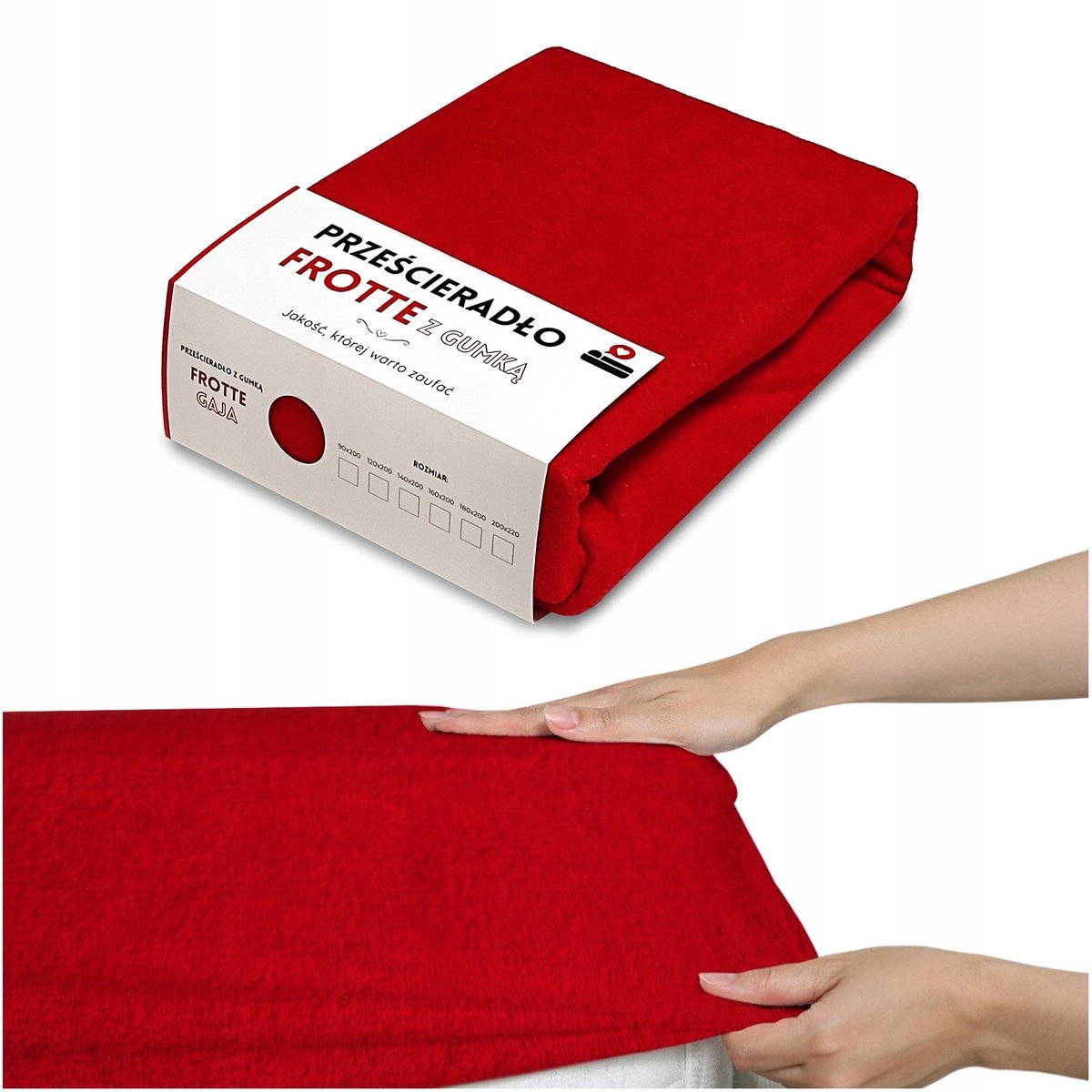 Frotte Hoeslaken 160x200cm met Elastiek - Gaja - Zacht & Ademend
