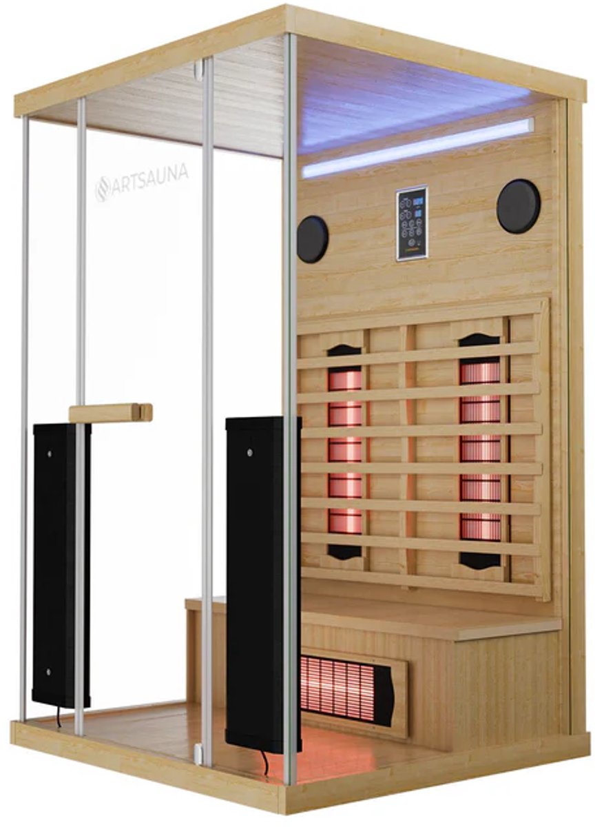 Infraroodcabine / Sauna Göteborg - 2 Personen - 120x105x190 cm thumbnail 3
