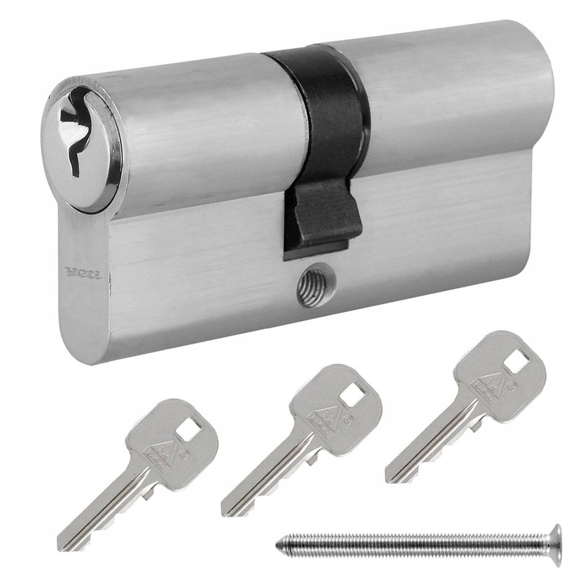 Cilinderslot 35/55 Nikkel YETI LOB ASSA ABLOY - 3 Sleutels