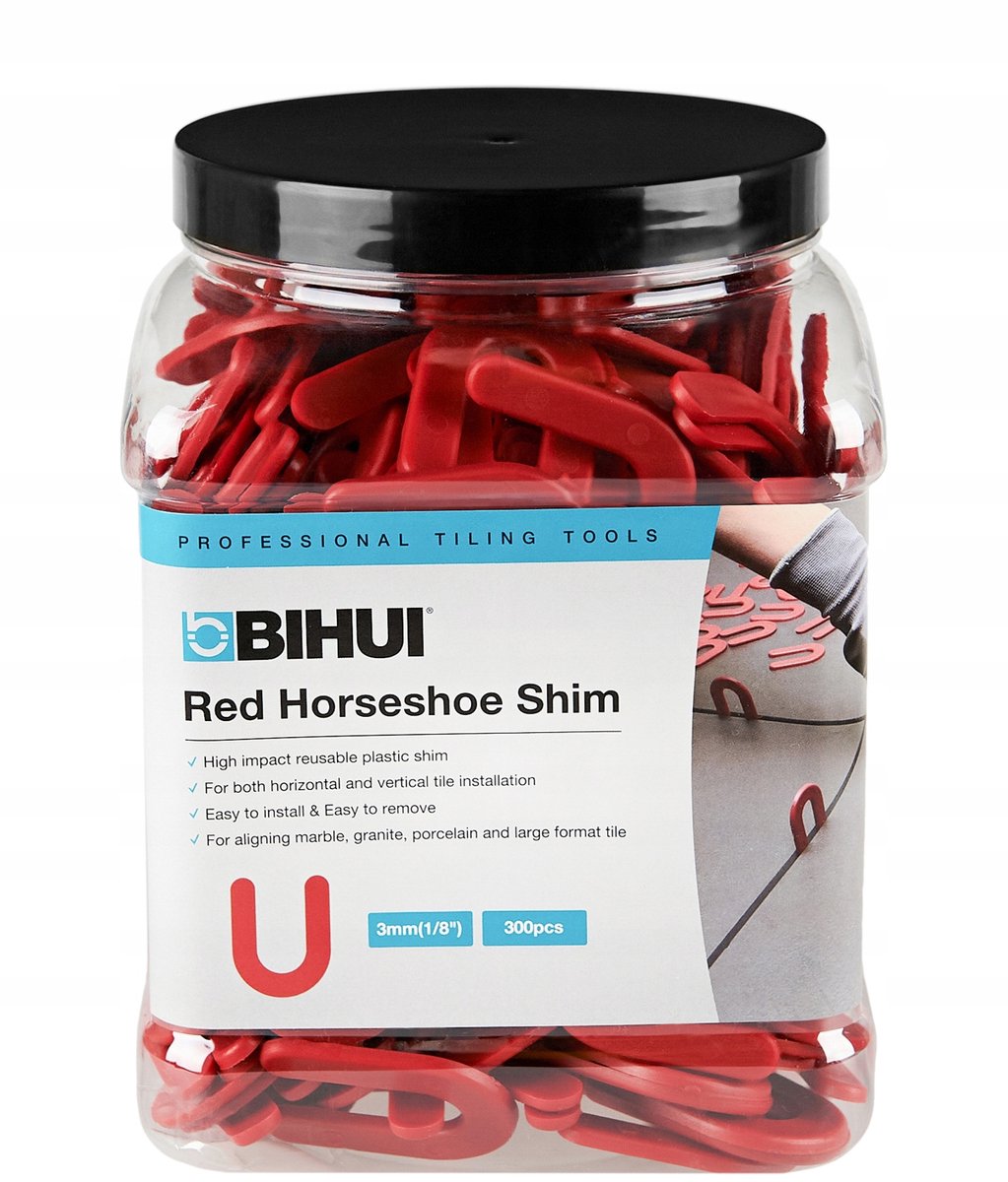 BIHUI Rode Tegeldistels 3mm (300 stuks) - Perfecte Voegbreedte