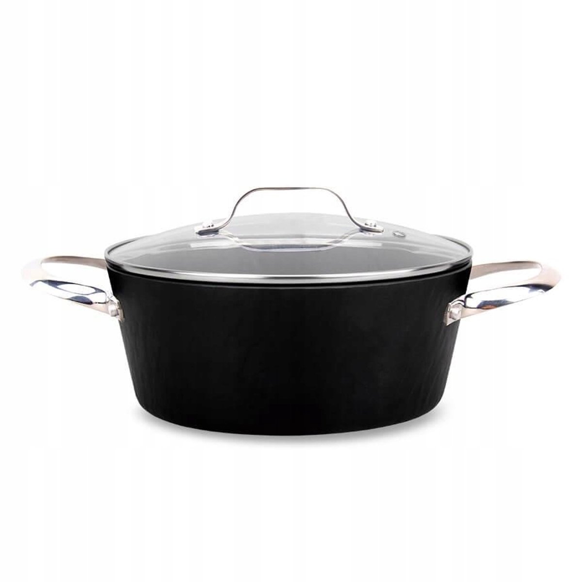 Maestro Rock Stone Pan met Deksel - 20 cm