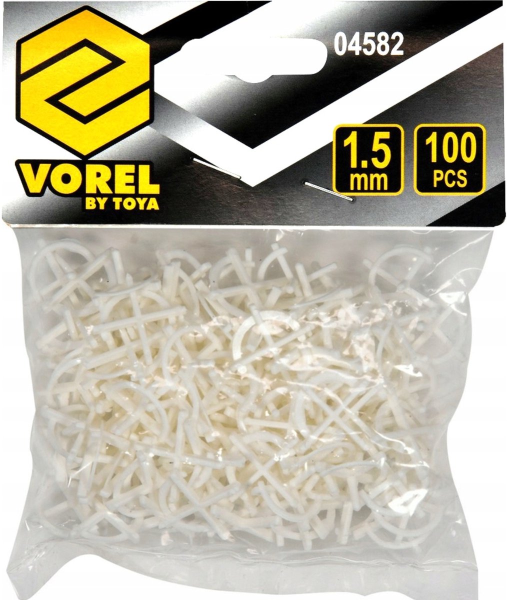 Afstandskruisjes Tegels 1,5 mm - Set van 100 stuks