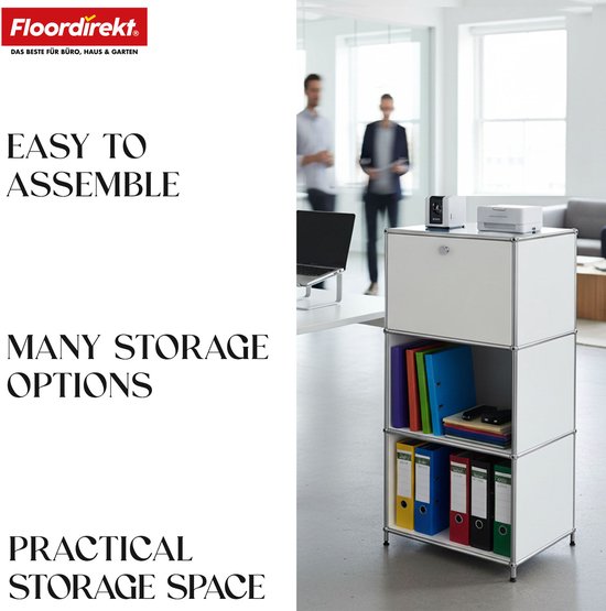 Modon Rek FLOORDIREKT Metalen Rek Concept Epure MK-107 - Opbergrek Met 4 ...
