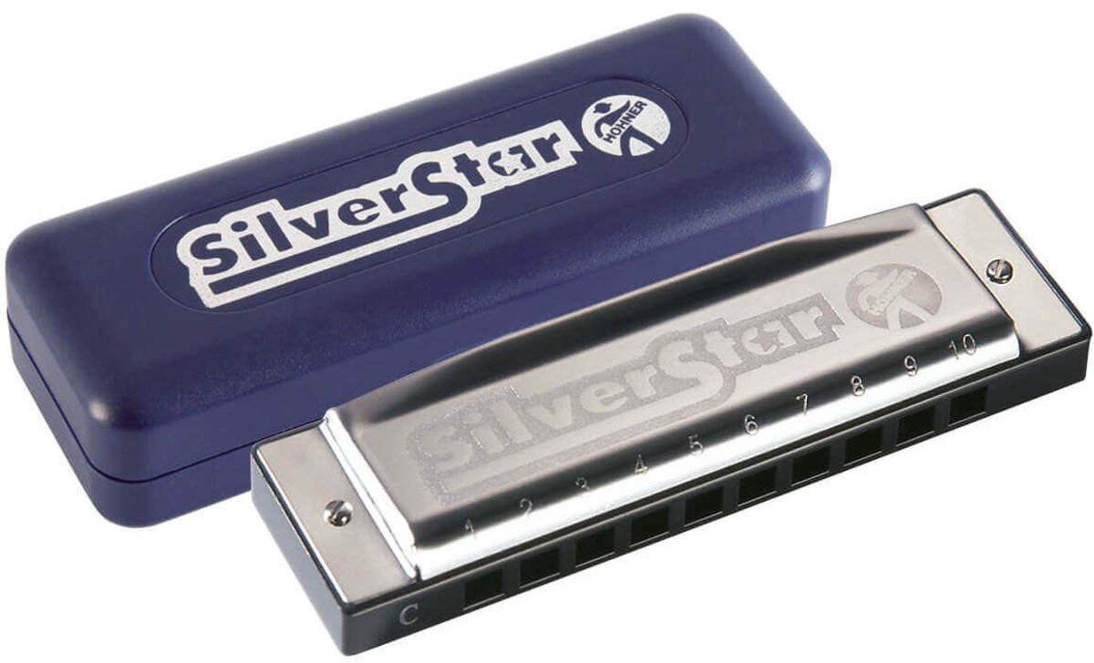 Hohner Silver Star G diatonische mondharmonica met doosje