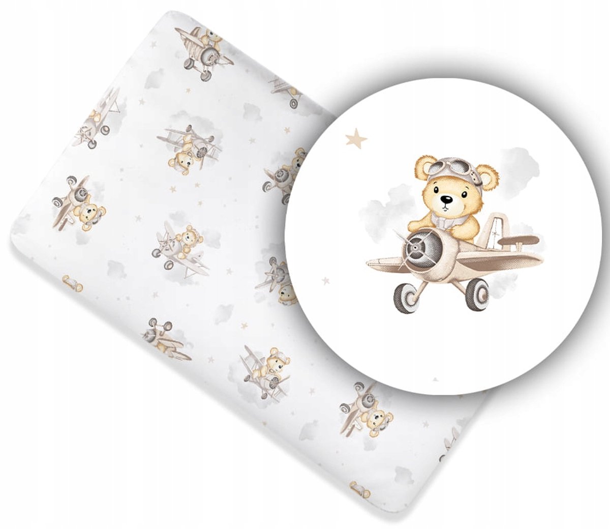 Babybed Laken Katoen 120x60cm met Elastiek - Vrolijke Prints!