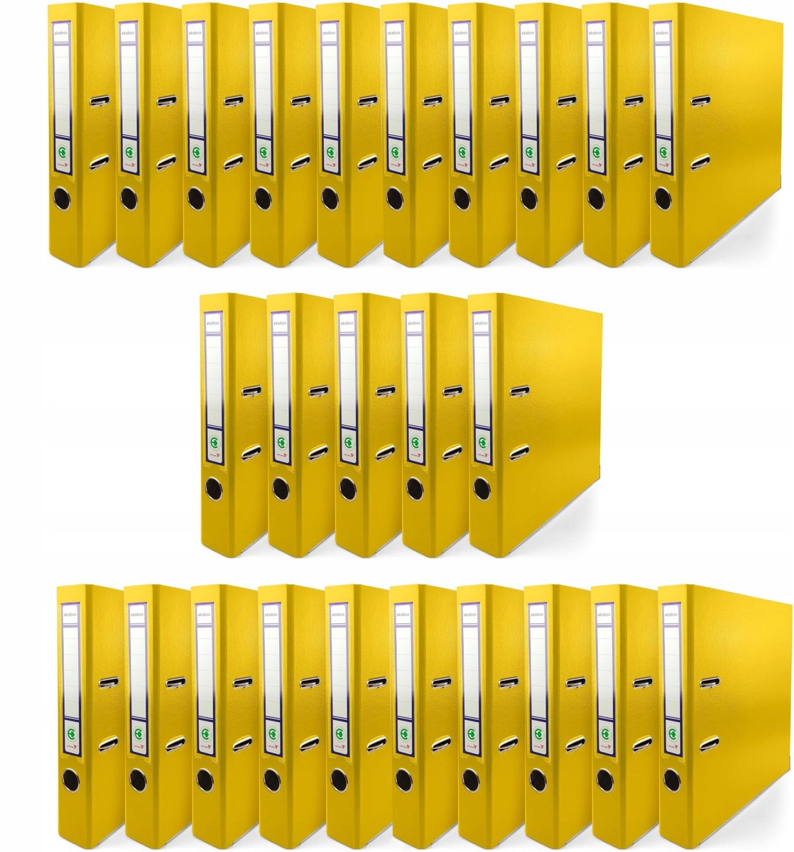 EKOBOX A4 Segregator 50mm Klein Geel - 25 Stuks