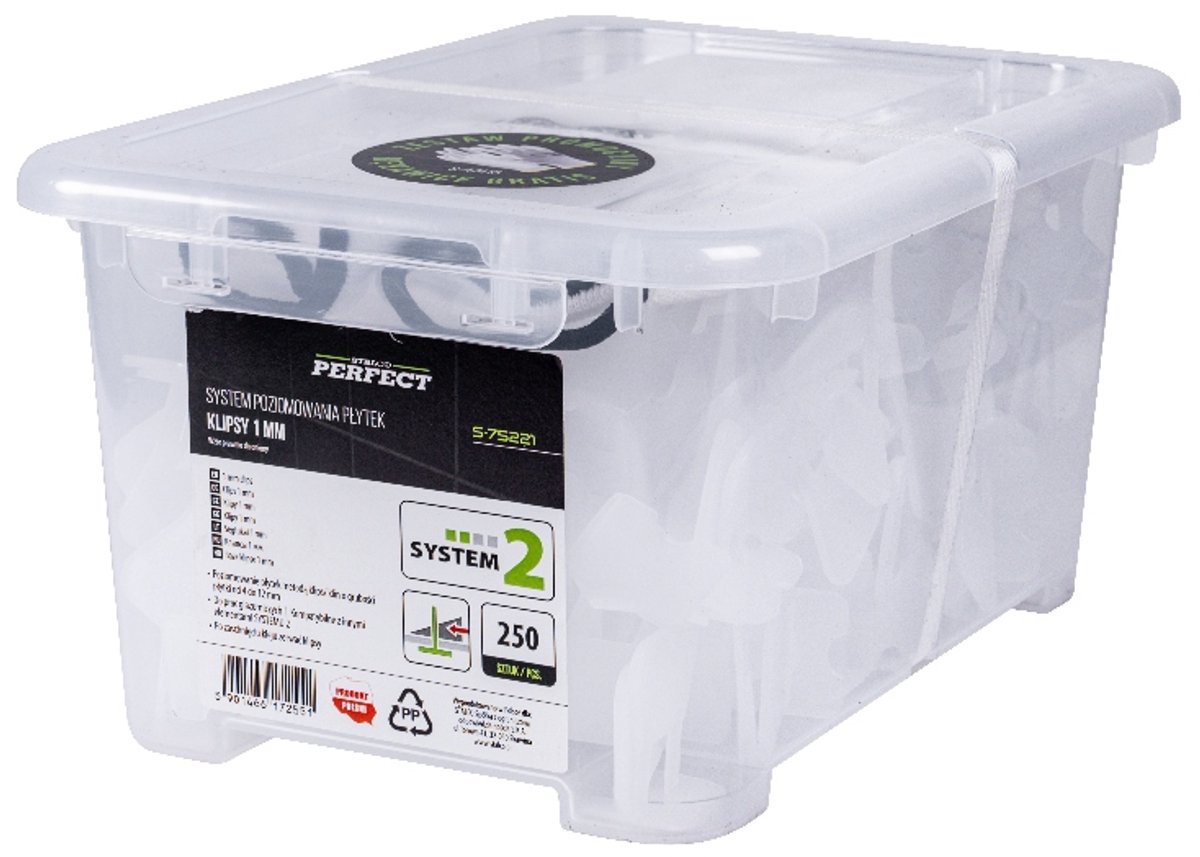 Stalco Beton levelsysteem Clips S-75221 NO2 - 250 st