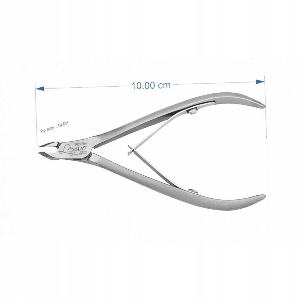 Lexwo Nagelriemtang #R01 - 5mm Scherpe Snijranden Chirurgenstaal