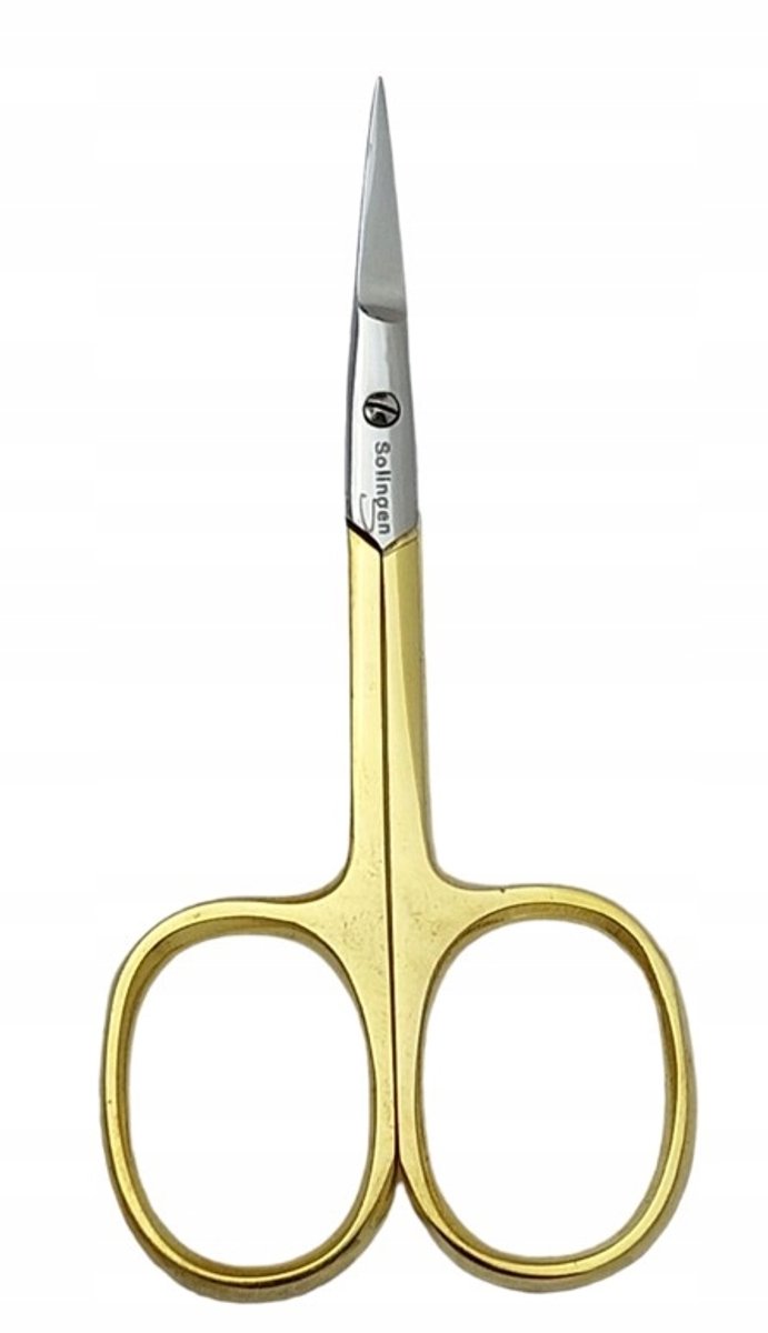 Solingen Nagelriem Schaar Zilver-Goud - Precisie Manicure