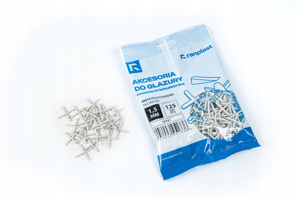 Tegels afstandhouders 1,5mm - 125 stuks voor perfecte voegen