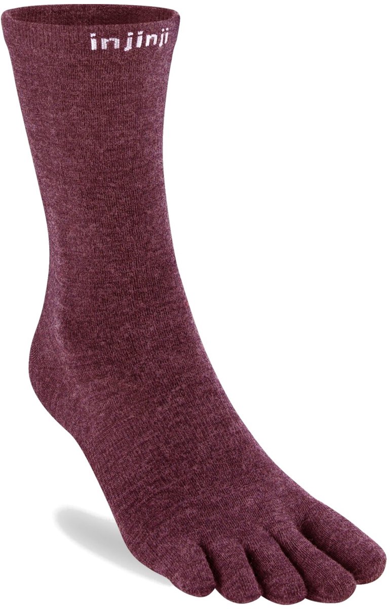 Injinji Teensokken Liner Crew Wool Unisex IS060670 40 Red XL=47,5-50