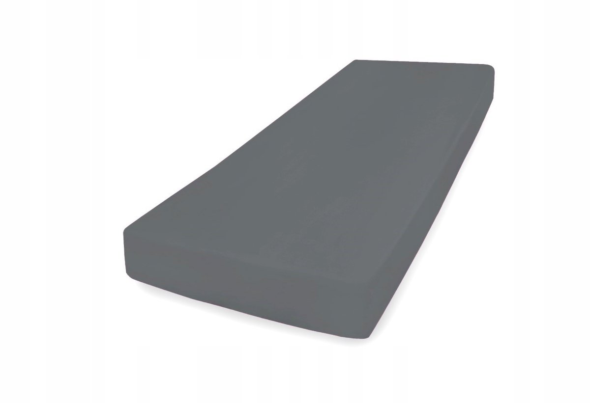 Matex Jersey Hoeslaken met Elastiek - Premium Grafiet 180/190x190/200cm