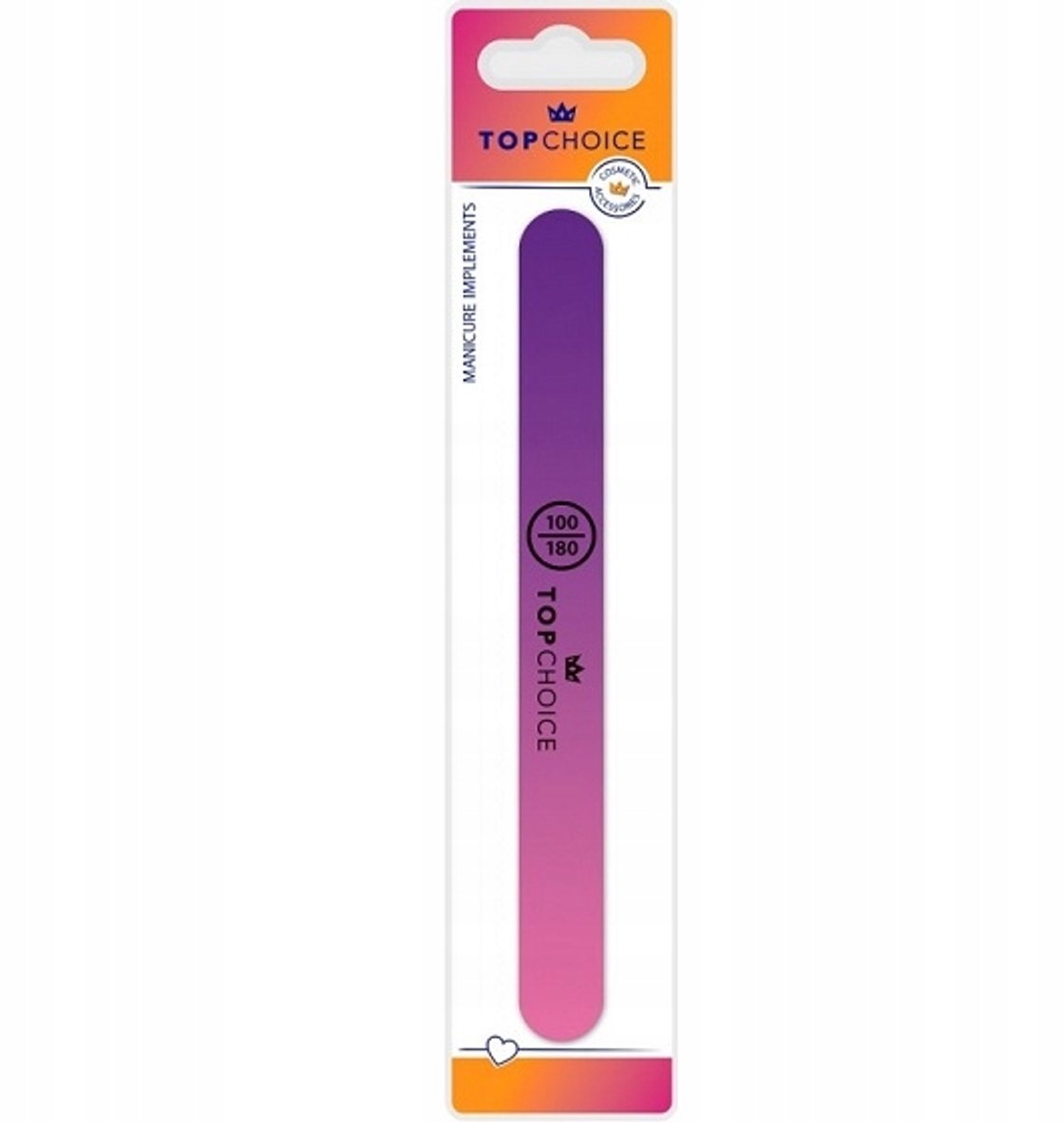 Top Choice Nagelvijl Rainbow 100/180 - Professionele manicuretool