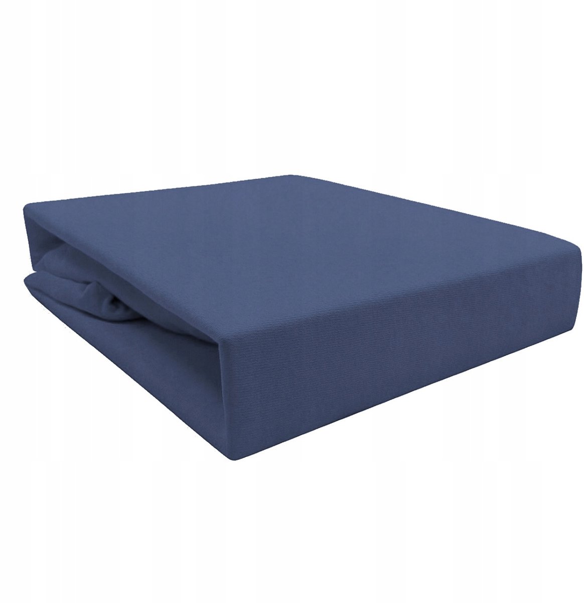 Jersey Hoeslaken met Elastiek 90x200cm - Donkerblauw
