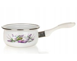 Lavendel Emaille Steelpan 14cm 0,65L - Kleine Kookpan