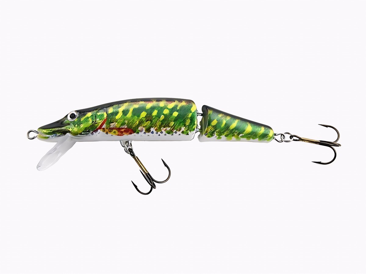 Jaxon Fat Pike Wobbler 13cm - Realistische 2-delige kunstaas