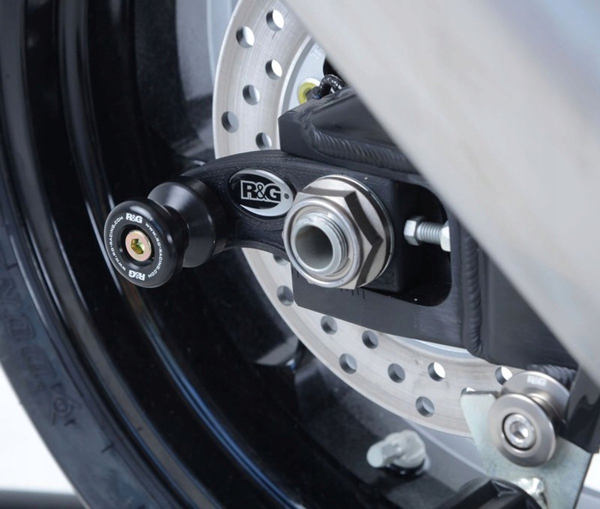 R&G Achterbrugrollen Honda CBR1000RR/SP - Zwart