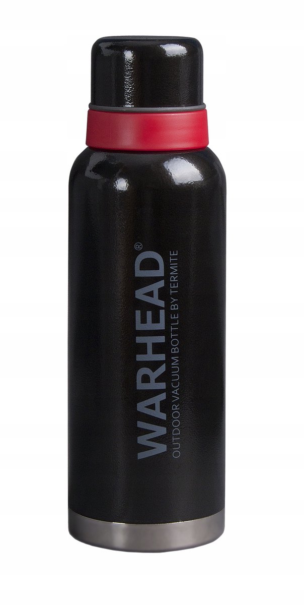 Termite Warhead Thermoskan 1.2L Hammertone Zwart - 2 Mokken