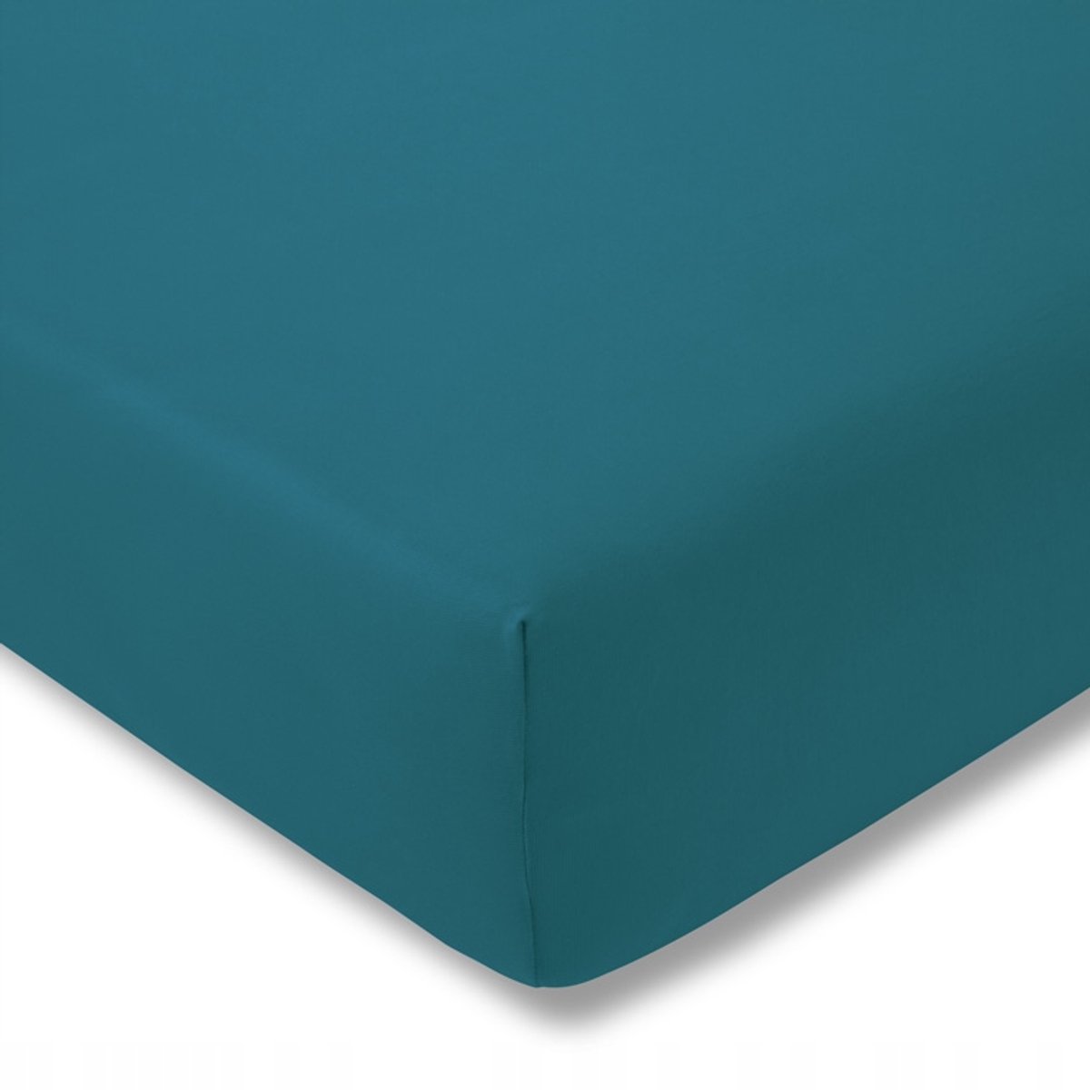 Estella Jersey Hoeslake 100x200 cm - Blauw - 97% bedekt