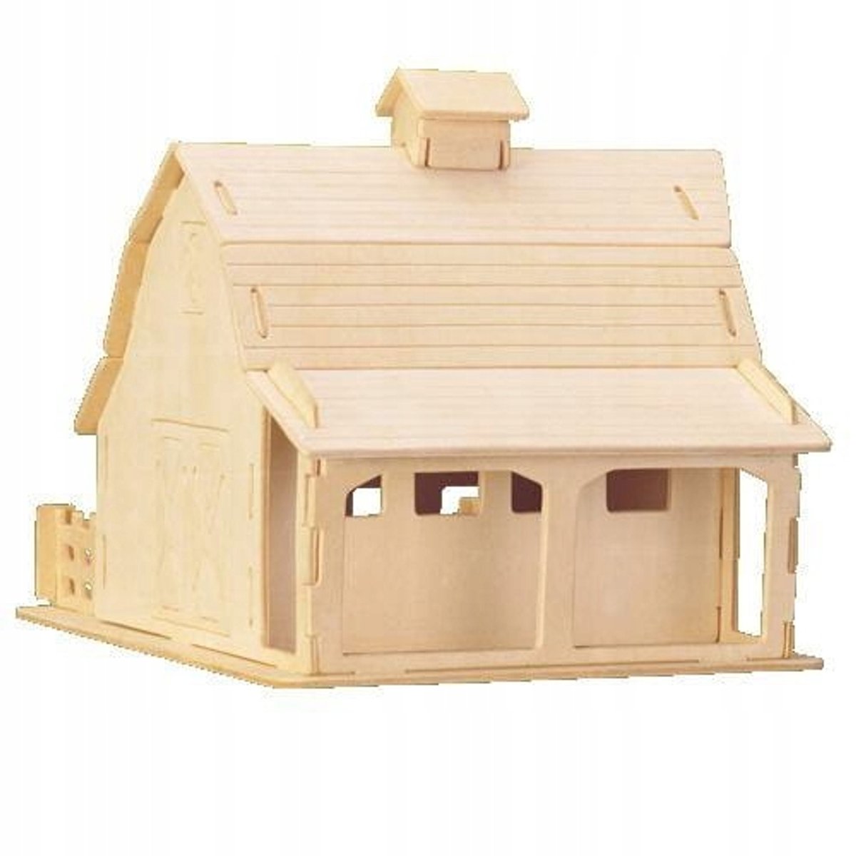 Houten 3D Puzzel Boerderij P070 - Bouw je eigen model!