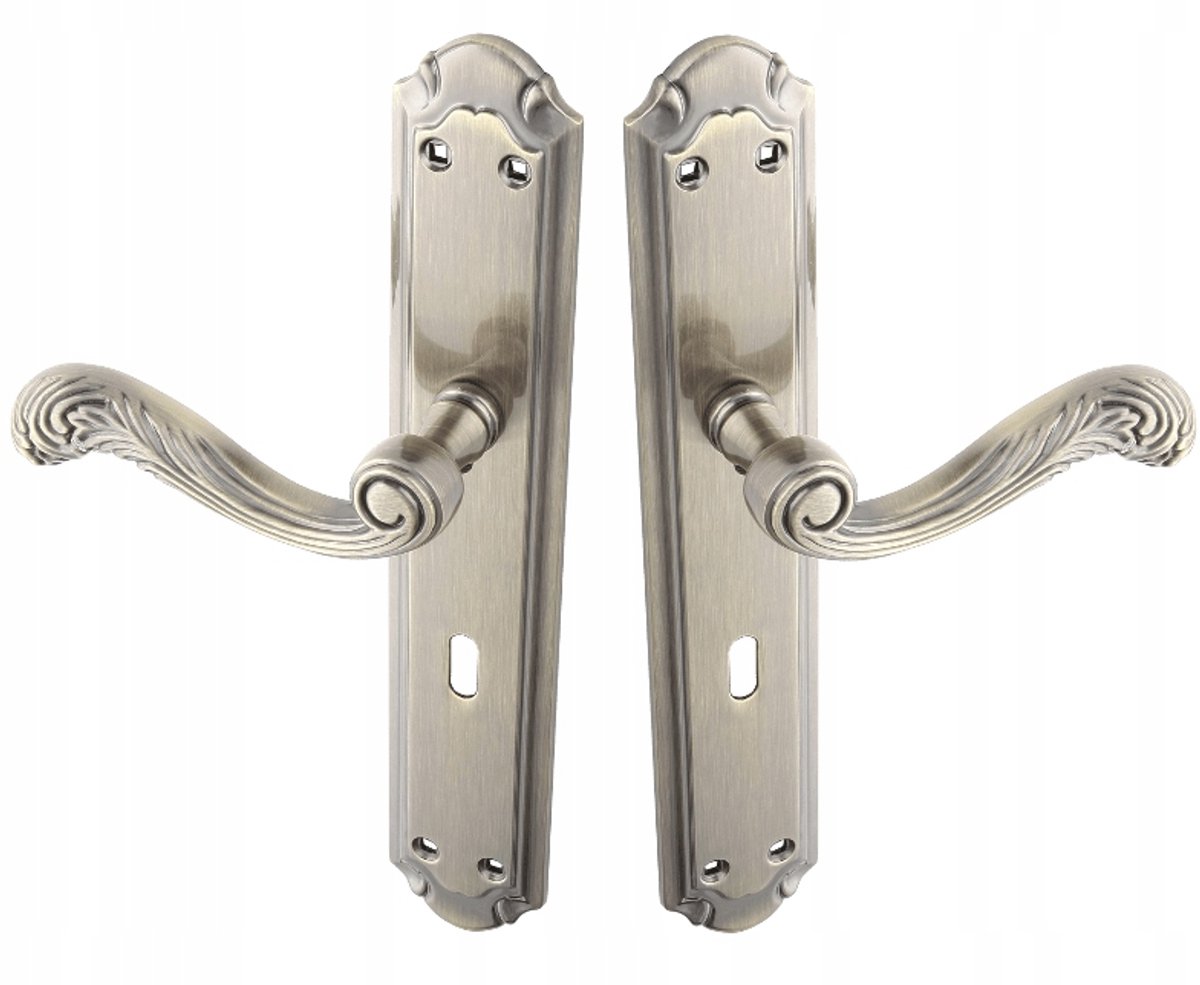 Kuchinox STILO Deurkruk Patina - Sleutelgat 90mm - Retro Stijl