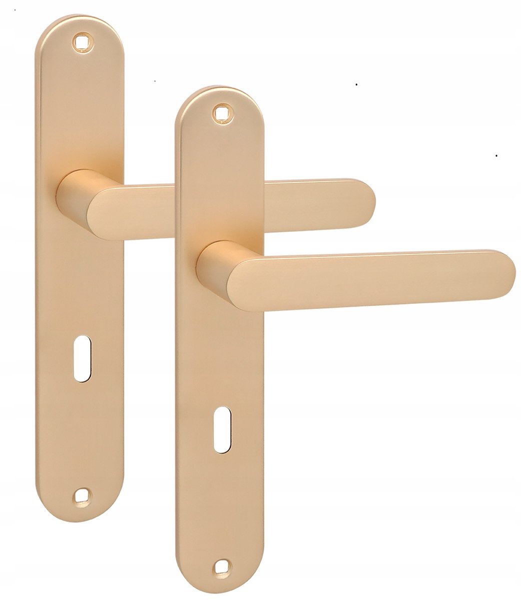 Kuchinox Malaga Deurkruk Goud Mat Geborsteld - 72mm Hartafstadn