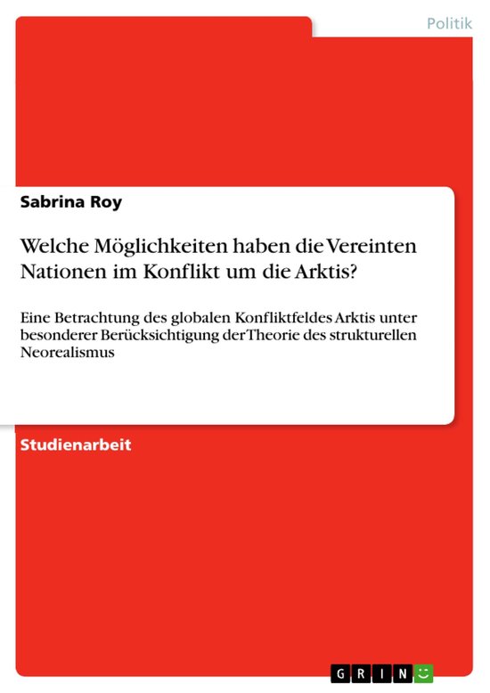 Welche Möglichkeiten haben die Vereinten Nationen im Konfli ... - cover