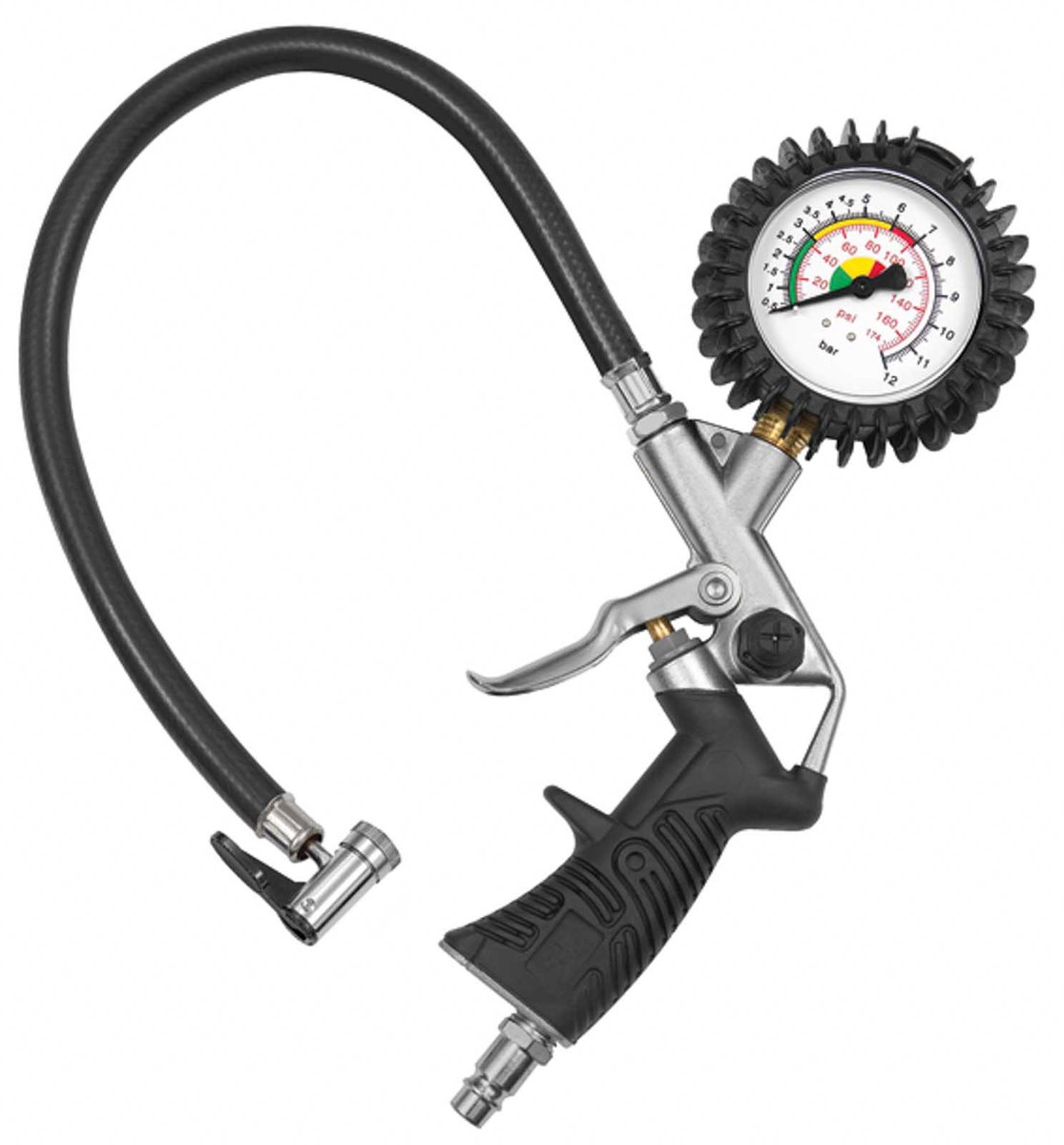 Riegler standaard-handbandenvulmeter HS Mano Ø 63 mm ongeijkt 0 - 12 bar starr - 136785