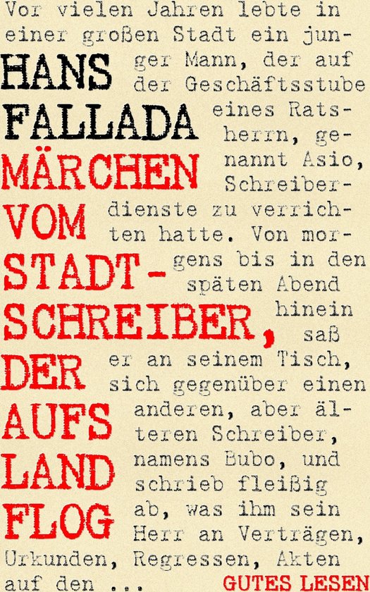 Märchen vom Stadtschreiber, der aufs Land flog - cover