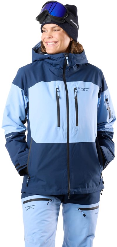 Swedemount Freeride Veste – Veste de ski femme Light blue