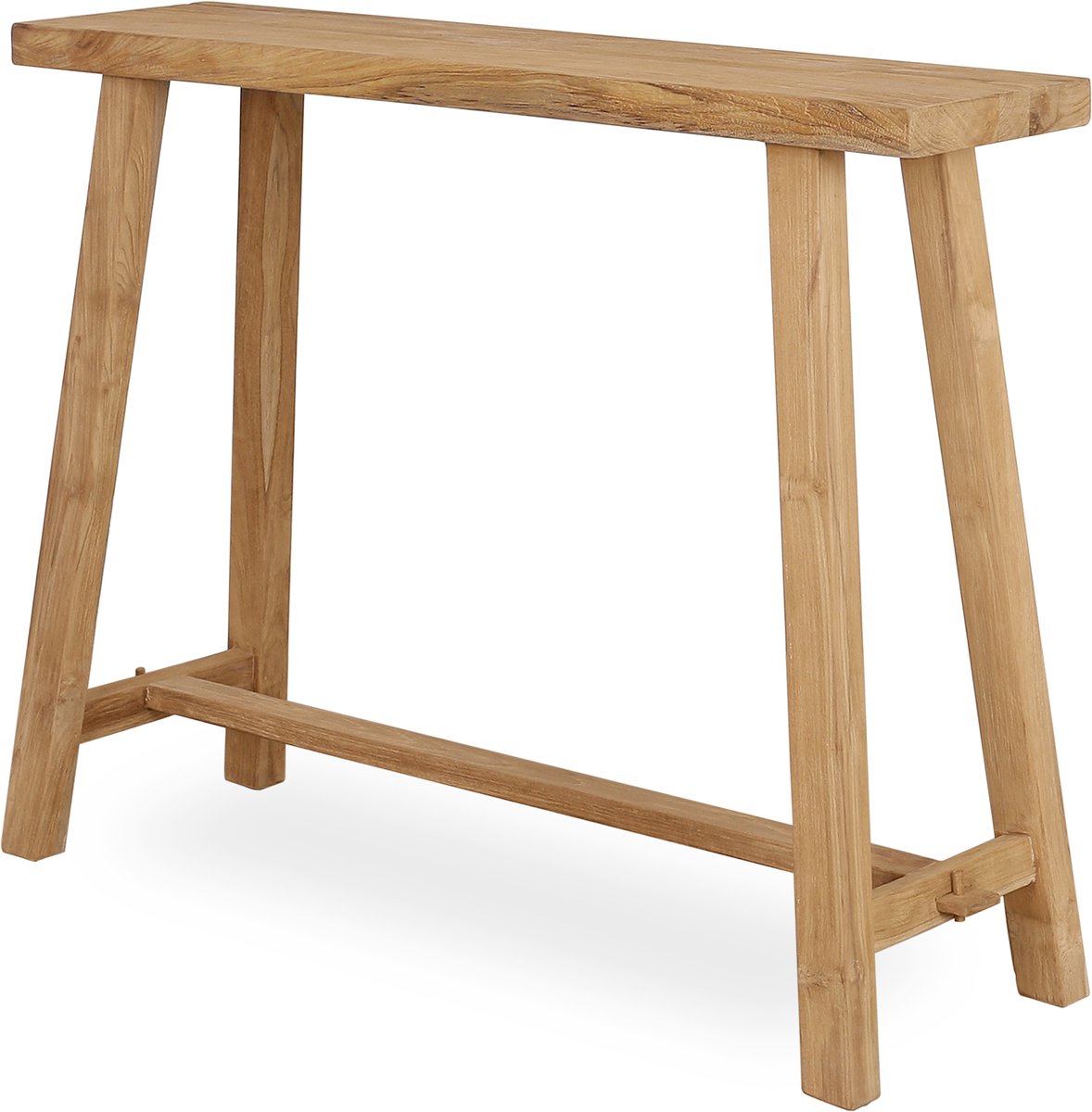 Sidetable - Console - Teak - 100 x 25 x H 76 cm | Elegant Design