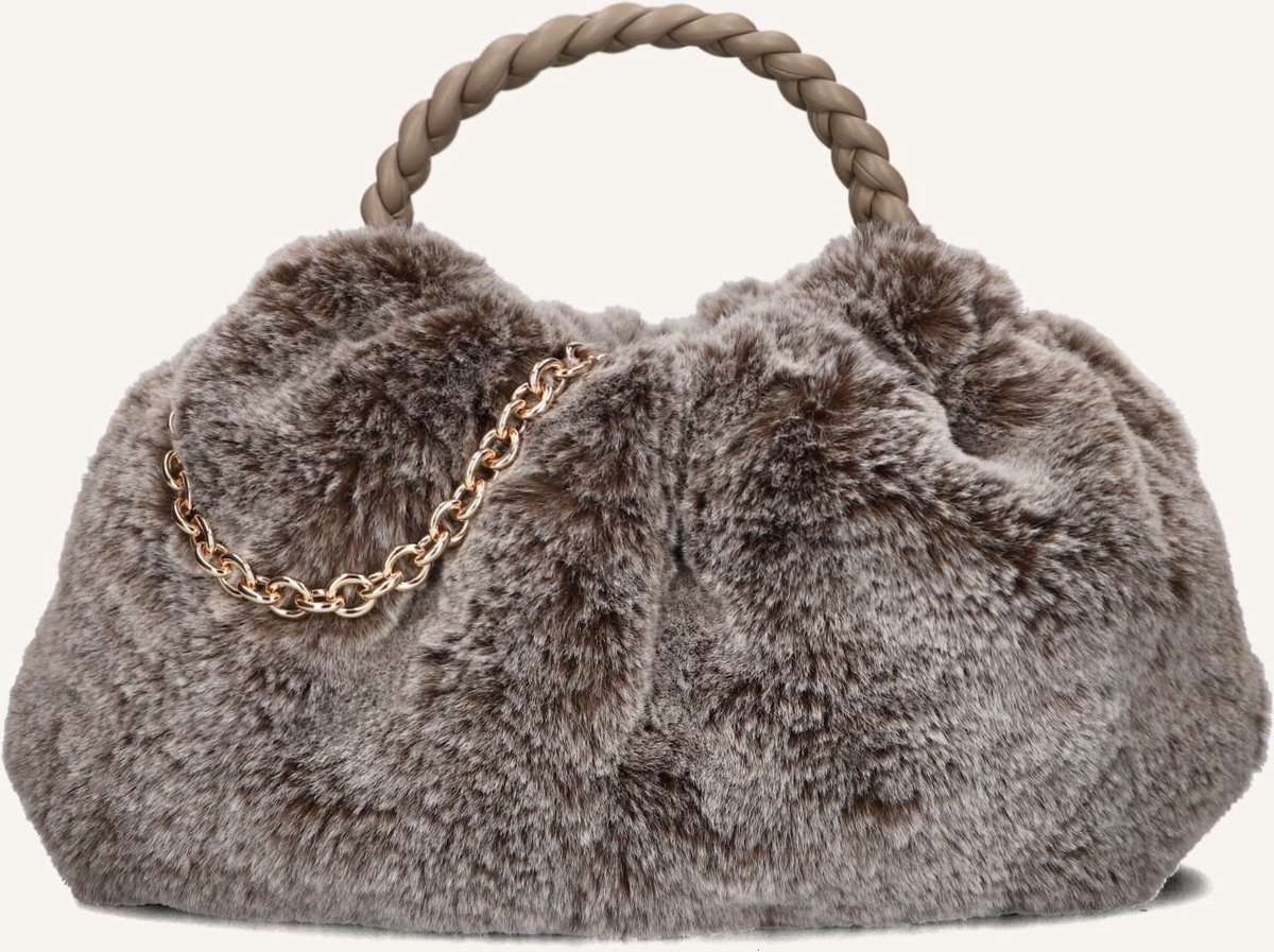 Unisa Znavia Schoudertassen Dames - Taupe - Maat ONESIZE