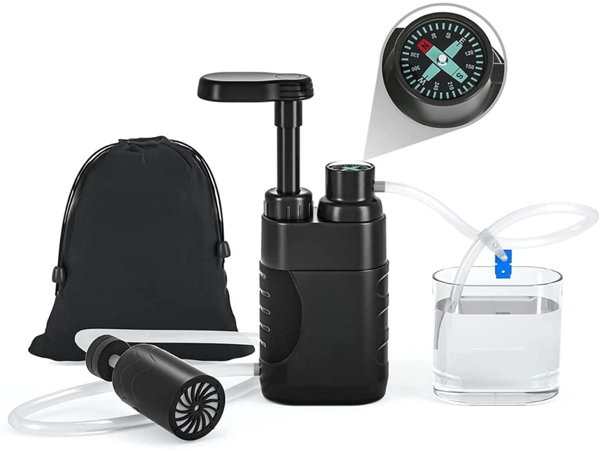 SCH® Waterfilter noodpakket - Waterfilter - Zwart - 8 x 5 x 17 cm; 450 g