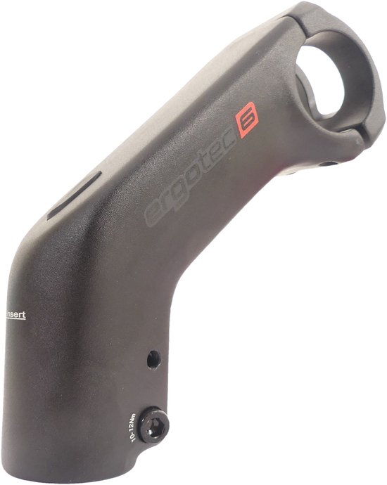 Ergotec High Barracuda stuurpen - 110 mm - zwart - Ø28,6 mm klemdiameter — afbeelding 2