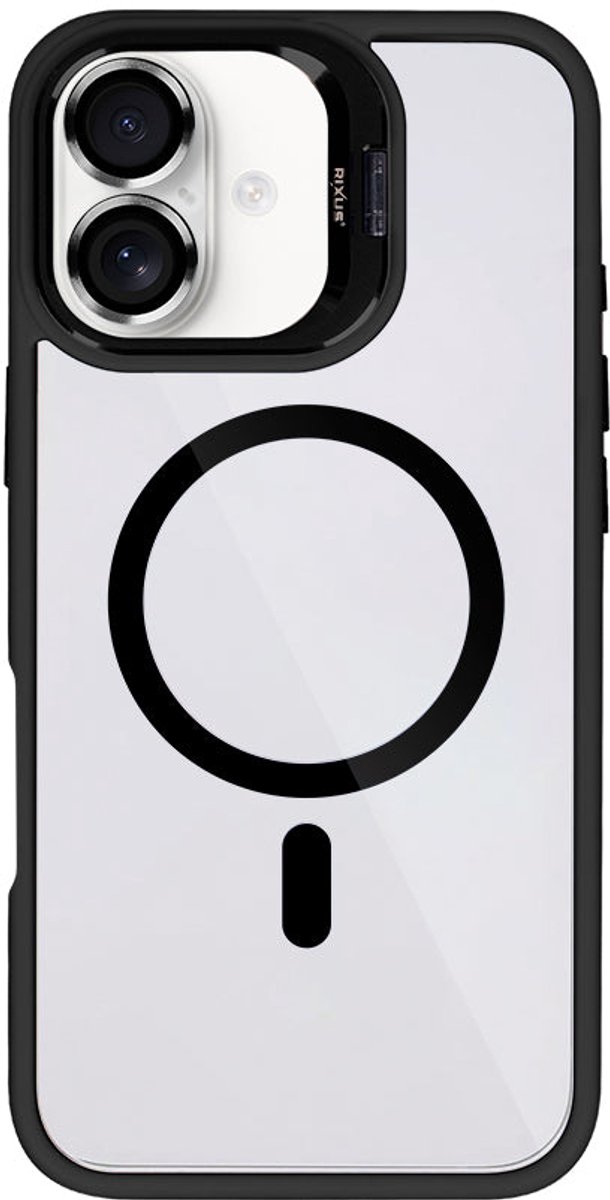 Rixus Classic 03 Case With MagSafe For Apple iPhone 16 Black