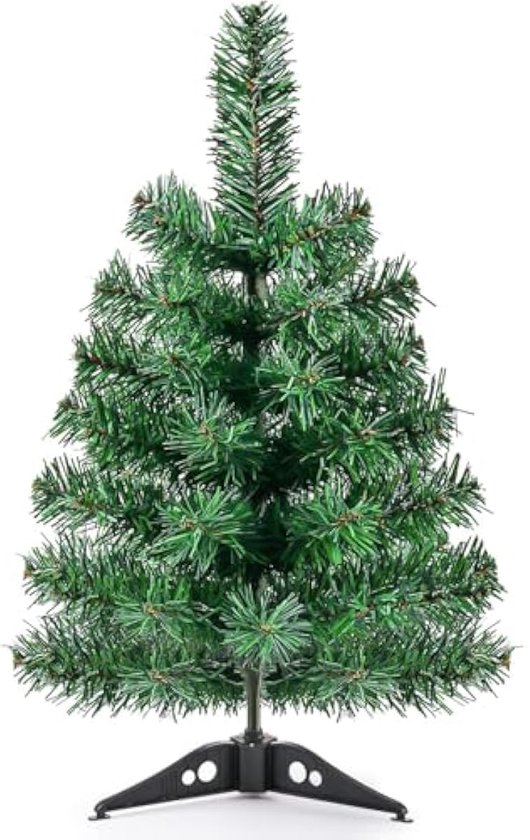 KKLT 50,8 cm mini kunstkerstboom met hangende ornamenten, beste doe-het-zelf kerstdecoraties, A 45 cm