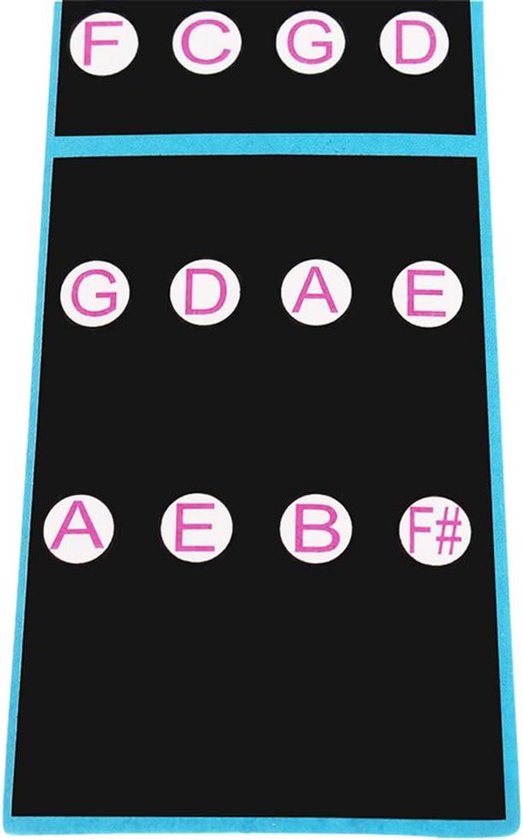 Cheerock 3 Stks Viool Vinger Gids 4/4 Viool Toets Note Stickers, Viool Beginners Toets Sticker voor Schaal Leren