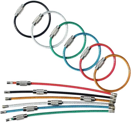 Telefoonkoord Lanyard bevestiging transparant vierkant - 1 stuk - By Christa