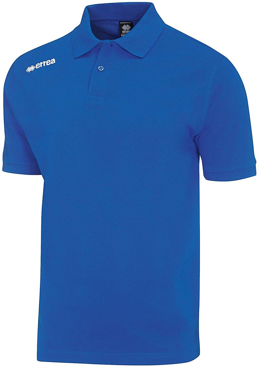 Polo Errea Team Colour 2012 Ad Mc Royal Blauw - Sportswear - Volwassen