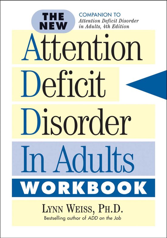 The New Attention Deficit Disorder in Adults Workbook - cover