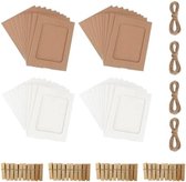 Anhow 2 stuks fotolijsten 15 x 20 cm, diepe 3D-fotolijsten met glazen