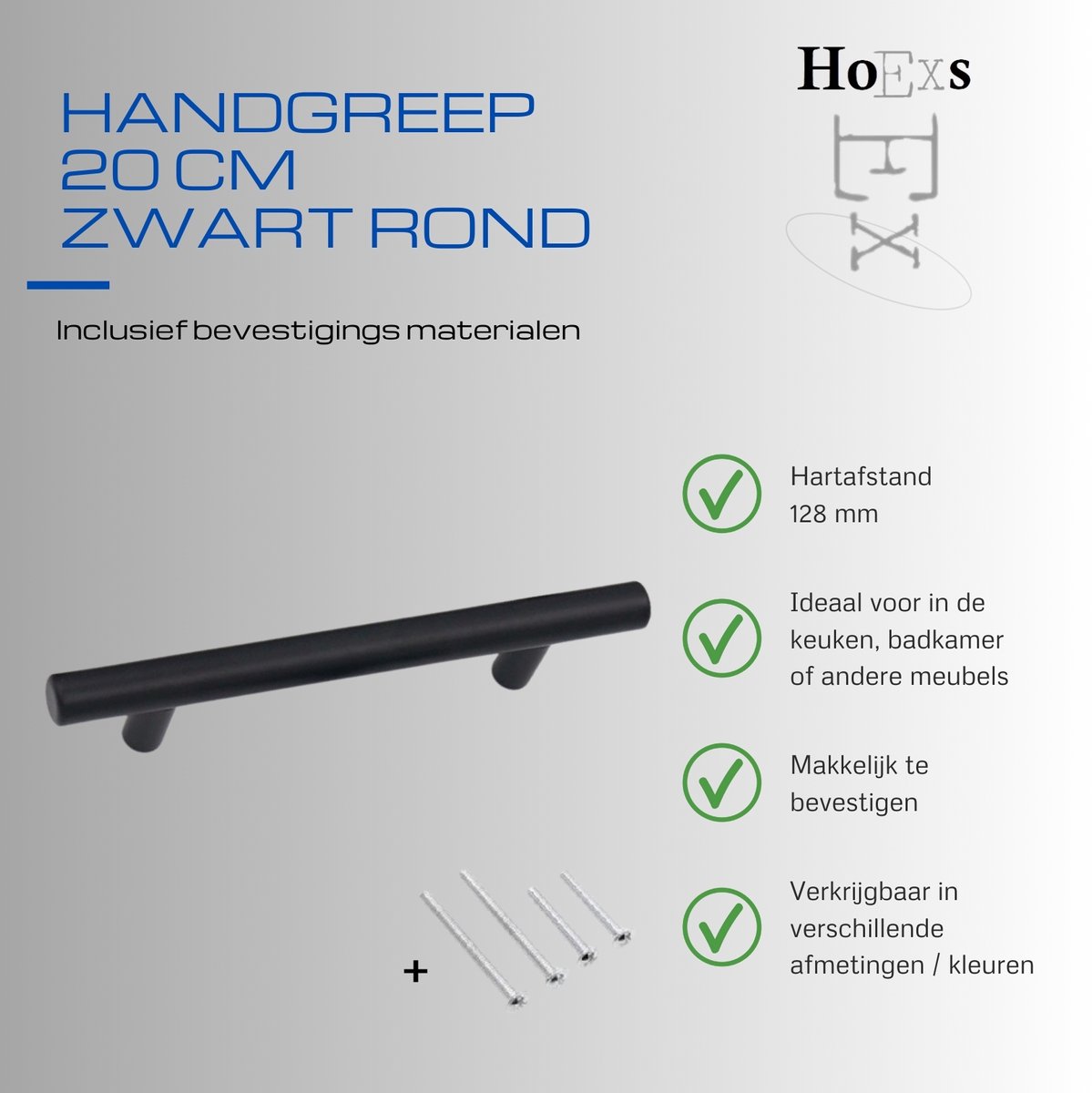 Gedotec CUBIC Design schelpgreep, verzonken schuifdeurgreep, hoekig, zwart, handgreep 160 x 24 mm, inlaatgreep, metaal, matzwart, greepschelp om in te laten | 1 stuk - meubelgreep schuifdeur