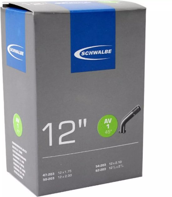 Schwalbe Binnenband 12 X 1.75/2.10 Inch (47/62-203) Av 40 Mm