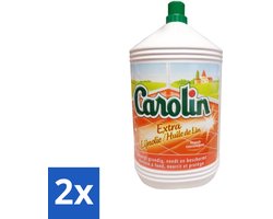 2 x Carolin - Vloerreinigingsmiddel - Tegelreiniger - Extra Lijnolie - 5 L - Vloerreiniger - Tegelreiniger - Lijnolie - Vloervlekken - Vloeronderhoud