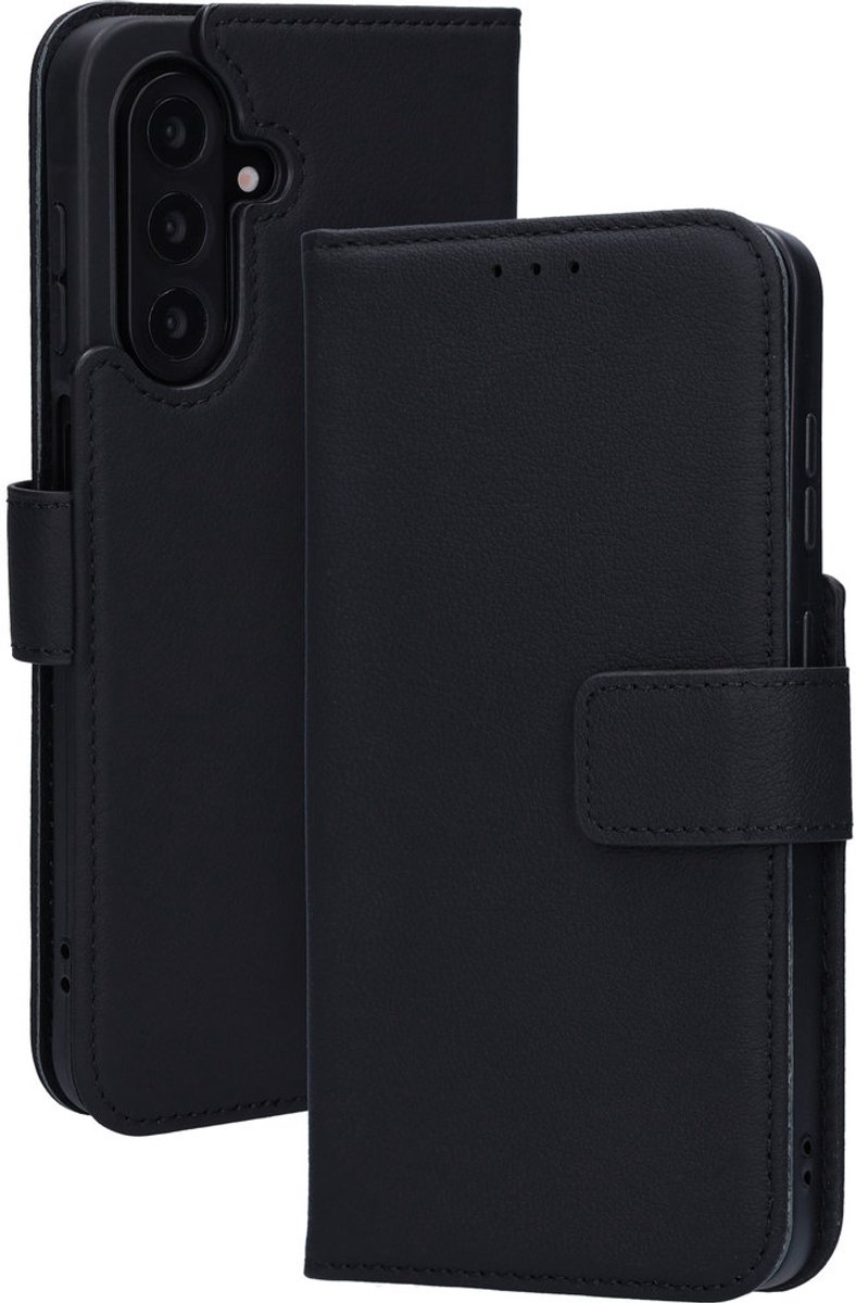 Mobiparts Leather Wallet Case geschikt voor Samsung Galaxy A17 - Zwart